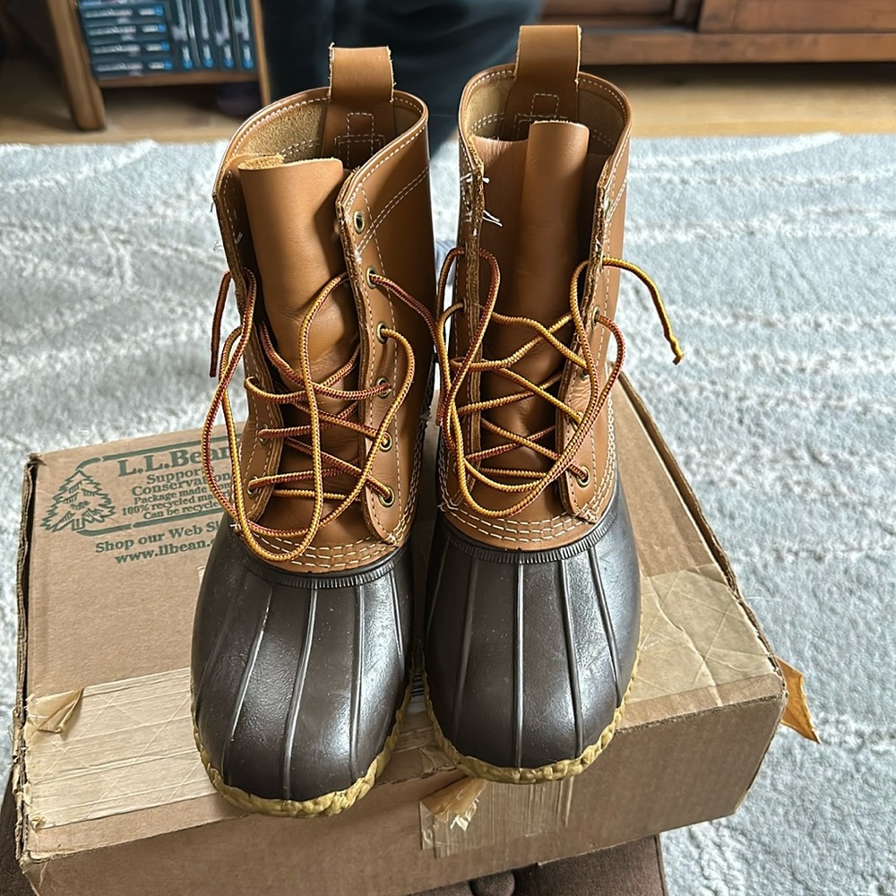 L.L. Bean Brown and Dark Brown Men's Rain & Snow Boots